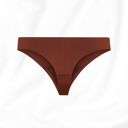 Elina™ Invisible Camel Toe Thong Mid Rise