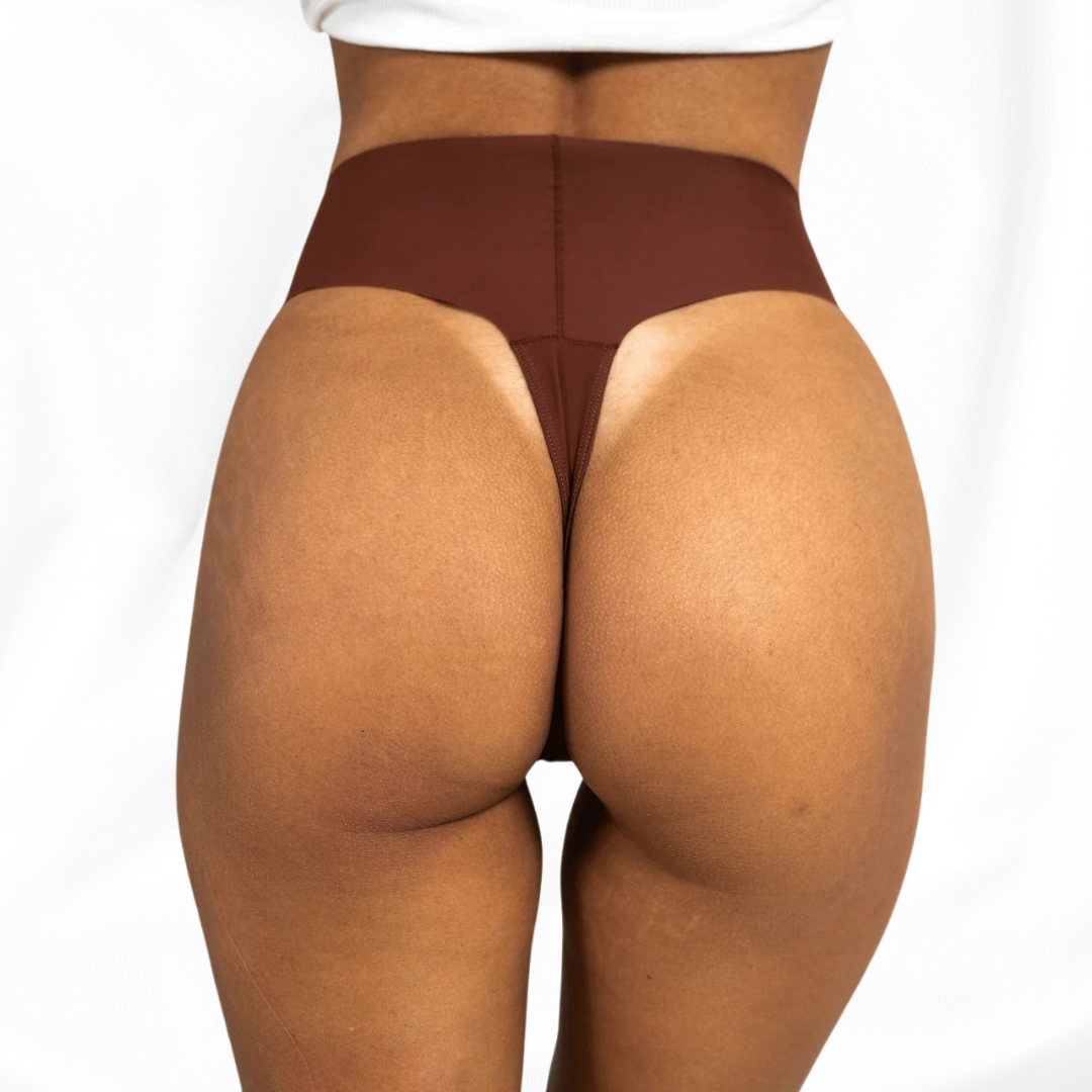 Elina™ Invisible Camel Toe Thong High Rise